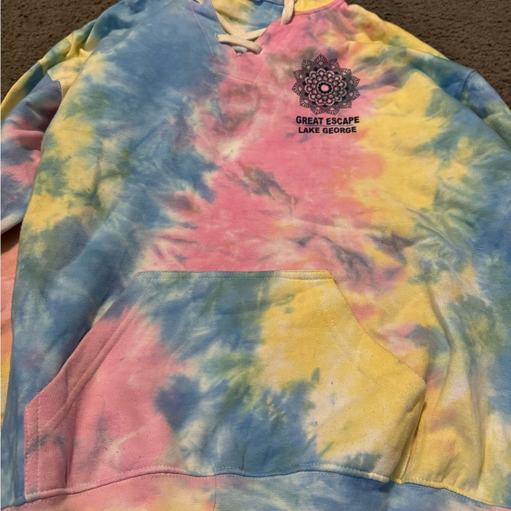 Exist Pastel Tie-Dye Hoodie